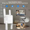 WiFi 6 AX1500 Ripetitore Extender Ripetitore di segnale Dual Band 2.4G/5GHz Amplificatore di segnale Wi-Fi Rete a lungo raggio Facile installazione