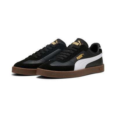Sneaker PUMA "CLUB II ERA JR", Gr. 38,5, schwarz-weiß (puma schwarz, puma weiß), Leder, unifarben, sportlich, Schuhe Image