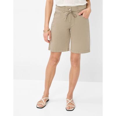 Bermudas BRAX "Style MAINE B", Damen, Gr. 46, Normalgrößen, grün, 78% Baumwolle, 19% Lyocell, 3% Elasthan, Hosen Image