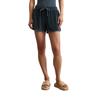 Shorts MARC O'POLO "aus softem Baumwolle-Mix", Damen, Gr. M, Normalgrößen, muted blau, Obermaterial: 80% Baumwolle, 20% Polyester, unifarben, casual, regular fit kurz, Hosen