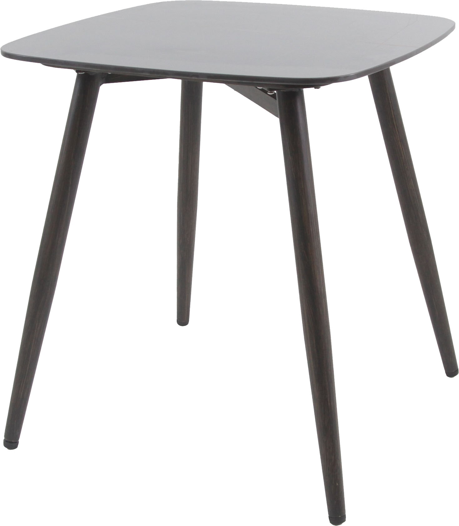 Gartentisch ESSENTIALS "Pedro Terrassentisch", schwarz (wenge, schwarz ceramic), B:70cm H:76cm T:70cm, Aluminium, Tische, Wenge-Schwarz Ceramic