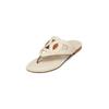 Sandale MARC O'POLO "aus edlem Kalbleder", Damen, Gr. 39, silky stone, Obermaterial: 100% Leder (Rind), unifarben, Schuhe