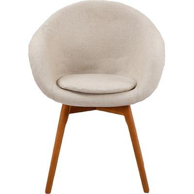 Gartenstuhl BEST "Zadar", akazie – beige, B:59cm H:85cm T:62,5cm, Akazienholz + Outdoorstoff, Stühle, Gartenstuhl Image