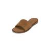 Sandale MARC O'POLO "aus weichem Veloursleder", Damen, Gr. 37, schwarz dusty braun, Obermaterial: 100% Leder (Rind), unifarben, Schuhe