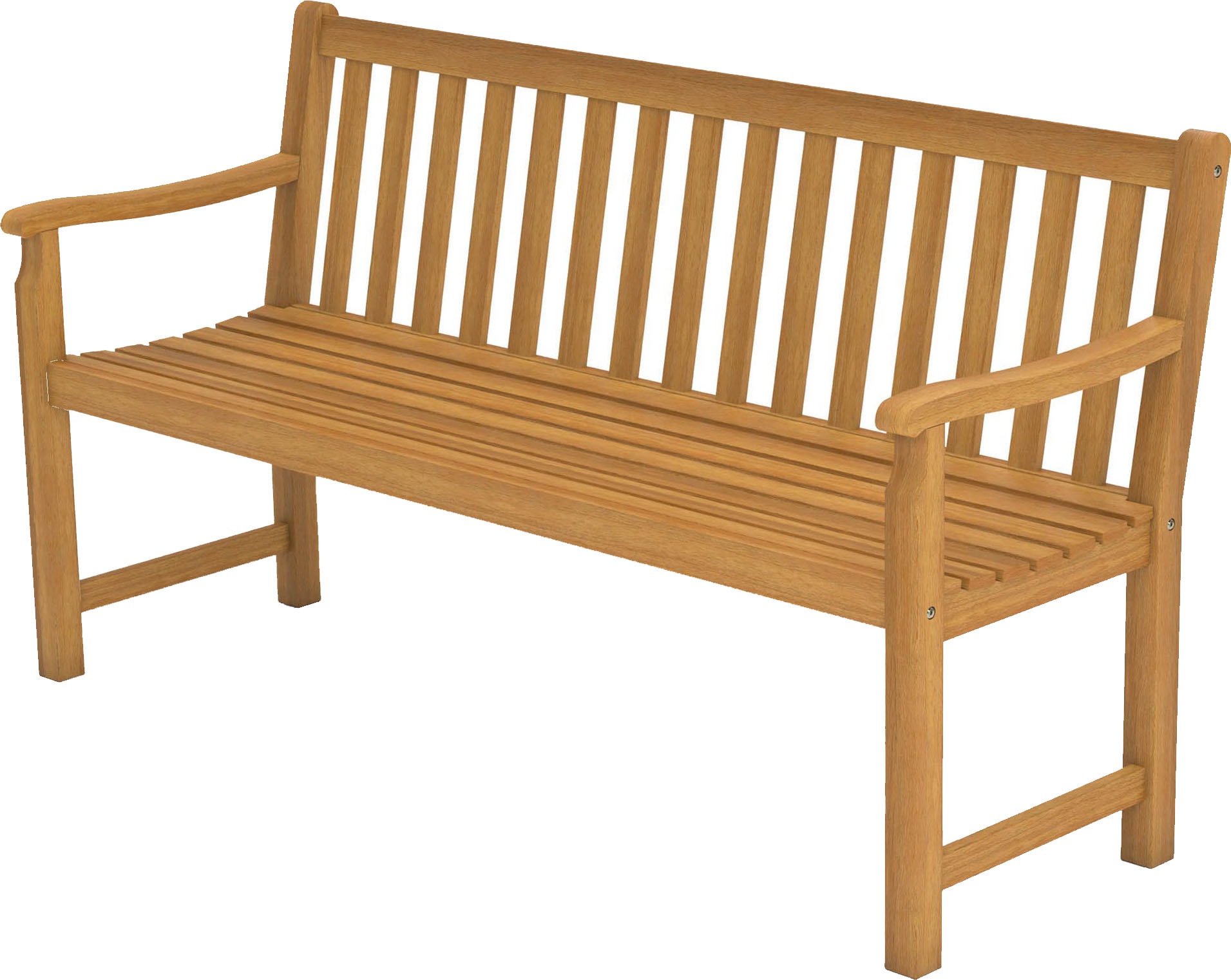 Gartenbank BEST "Stockholm", braun, B:180cm H:83cm T:55cm, Sitzbänke, aus Akazienholz, in verschiedenen Längen erhältlich