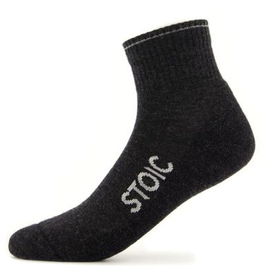 Stoic - Wool Silk Hiking Quarter Socks - Merinosocken 45-47 | EU 45-47 schwarz Image