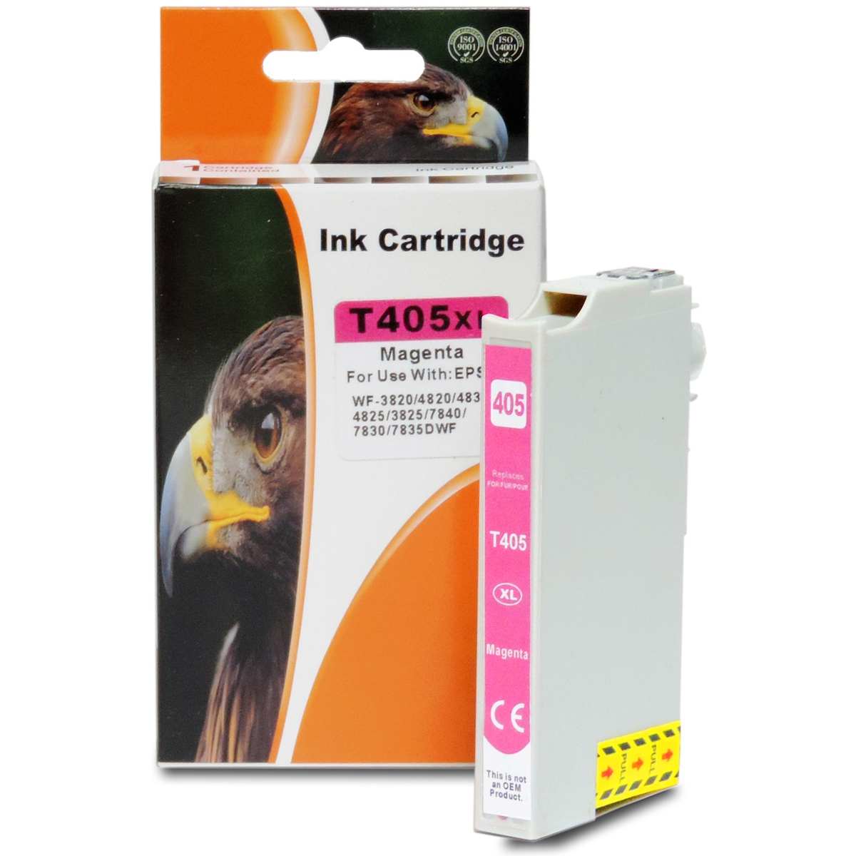 D&C 405XL Magenta Tintenpatrone kompatibel mit Epson WorkForce WF-7840 DTWF - 1100 Seiten Image