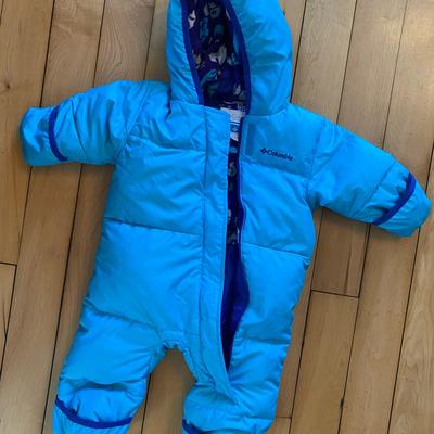 Columbia Jackets & Coats | Columbia Blue Baby Snowsuit 6-12m | Color: Blue | Size: 9-12mb