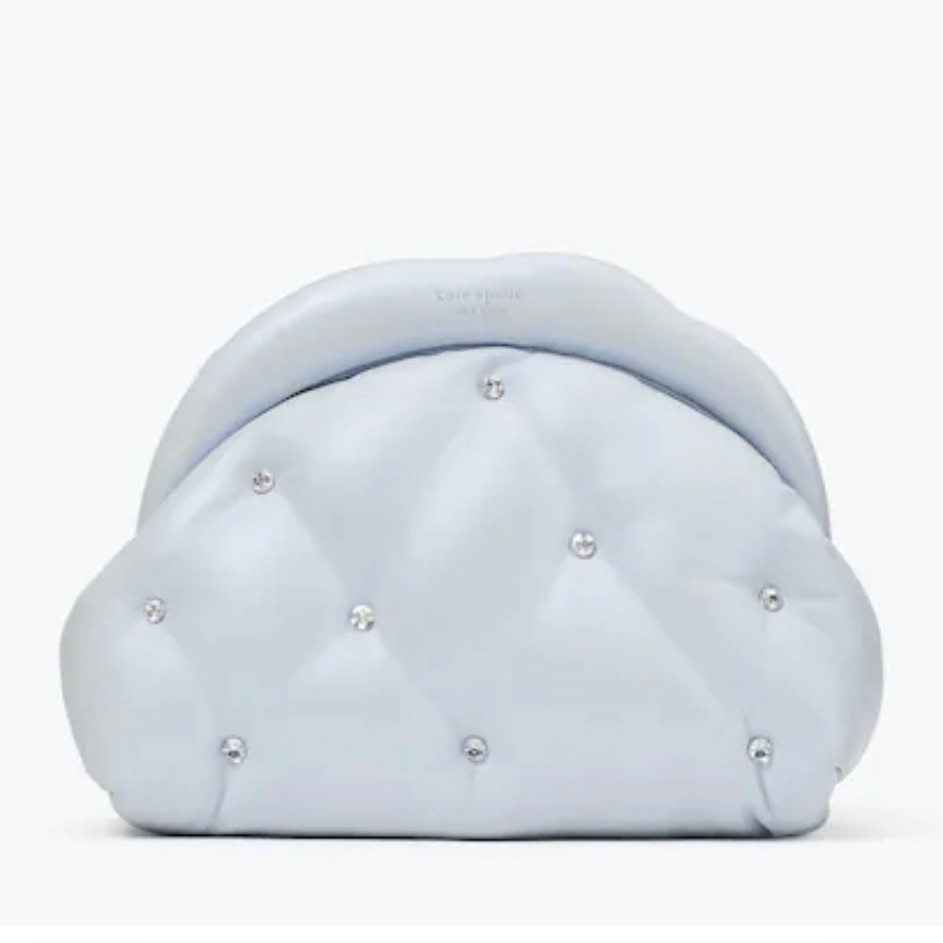 Kate Spade Bags | Factory Sealed! Kate Spade Shade Quilted Cloud Clutch/Crossbody | Color: Blue | Size: 9”H X 11.75”W X 4.75”D