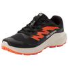Trailrunningschuh SALOMON "ALPHAGLIDE", Gr. 45, schwarz, rainy day, rot orange, Synthetik, Textil, sportlich, Schuhe, wasserdicht