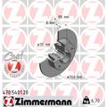 ZIMMERMANN Bremsscheibe hinten rechts links voll 260mm für RENAULT 432002188R 432006506R 432007556R 470.5401.20