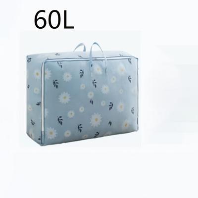 TEMU 1 Foldable Floral Pattern Random Quilt Bag, Large Capacity Portable Storage Bag With Handle, Travel Clothes Organizer, Clothes Storage Bag, Random Image