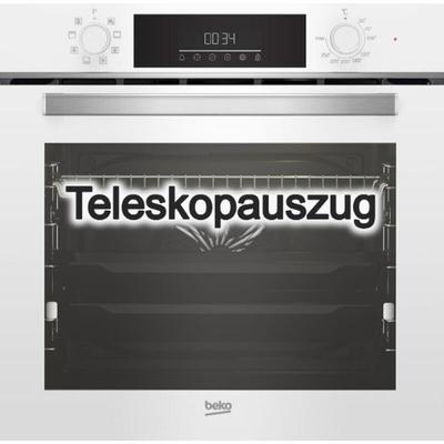 Beko - Einbau-Backofen BBIM14300WMS Teleskopauszug SteamShine® weiß