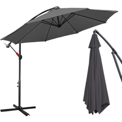Swanew - 3.5m Sonnenschirm Gartenschirm Wasserabweisend Terrassenschirm UV30+ mit Handkurbel balkon Image