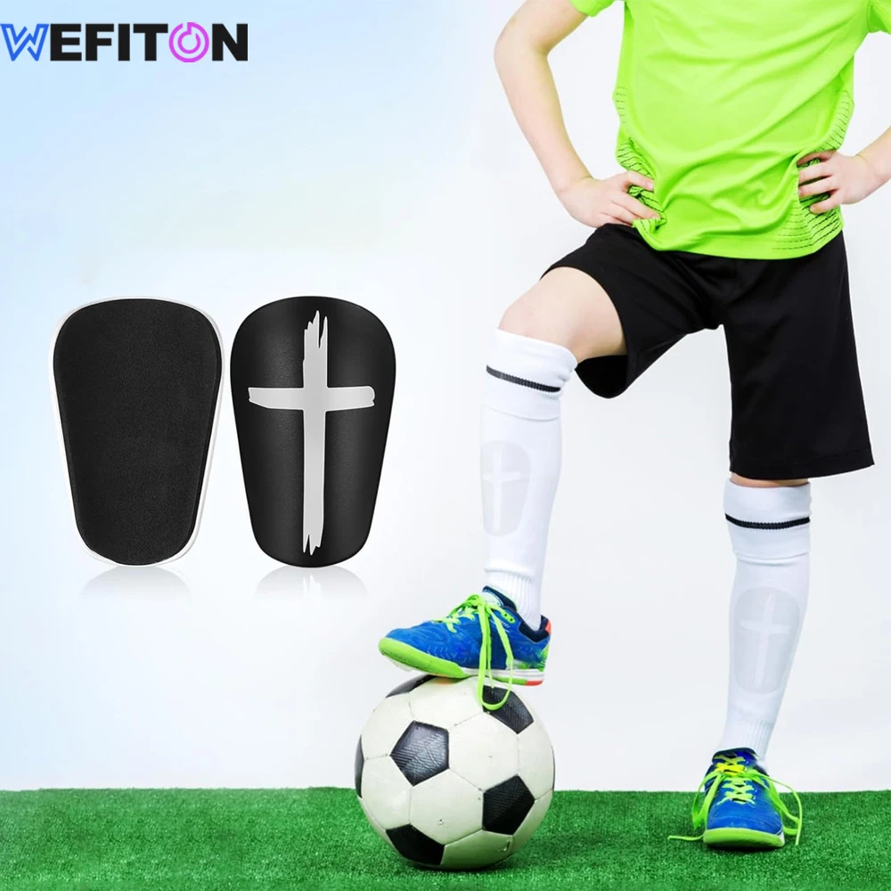 1 Paar Miniatur-Schienbeinschoner für Fußball – Mini-Schutzscheiben, zuverlässige zusätzliche Schienbeinschoner, Fußball-Schienbeinschoner für Chinld-Erwachsene Image