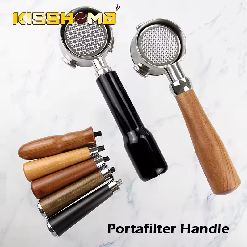 Kaffee Siebträger Griff M10 Massivholz Espressomaschine Siebträger Ersatzteil Modifizierte Griffe Barista Zubehör Image