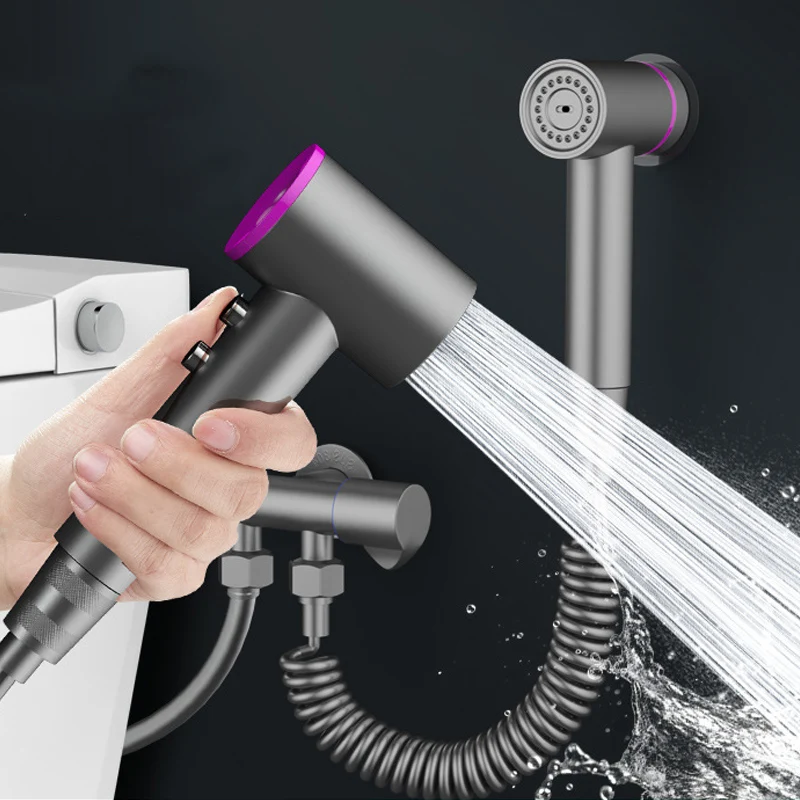 Neue Badezimmer Spritzpistole Dusche 2 Modus Handheld Bidet Sprayer Set Handheld Wc Bidet Wasserhahn Sprayer Dusche Düse Selbst Reinigung