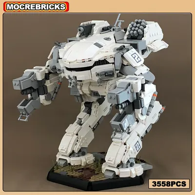 Klassische Battletech Spiel Roboter Sammlung MOC König Krabbe 'Mech Baustein Montage Modell Image