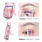 1/2 stücke Professionelle Mini Wimpern Curler Tragbare Wimpern Curling Clips Kosmetik Bilden Schönheit Zubehör Wimpern Werkzeuge Rosa