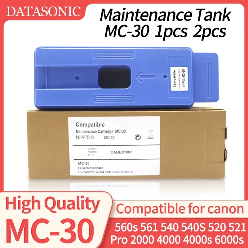 MC-30 Wartungstank für Canon MC30 Abfalltintenbox für Canon Pro 560s 561 540 540S 520 521 2000 4000 6000s TX5200 5300 Drucker Image
