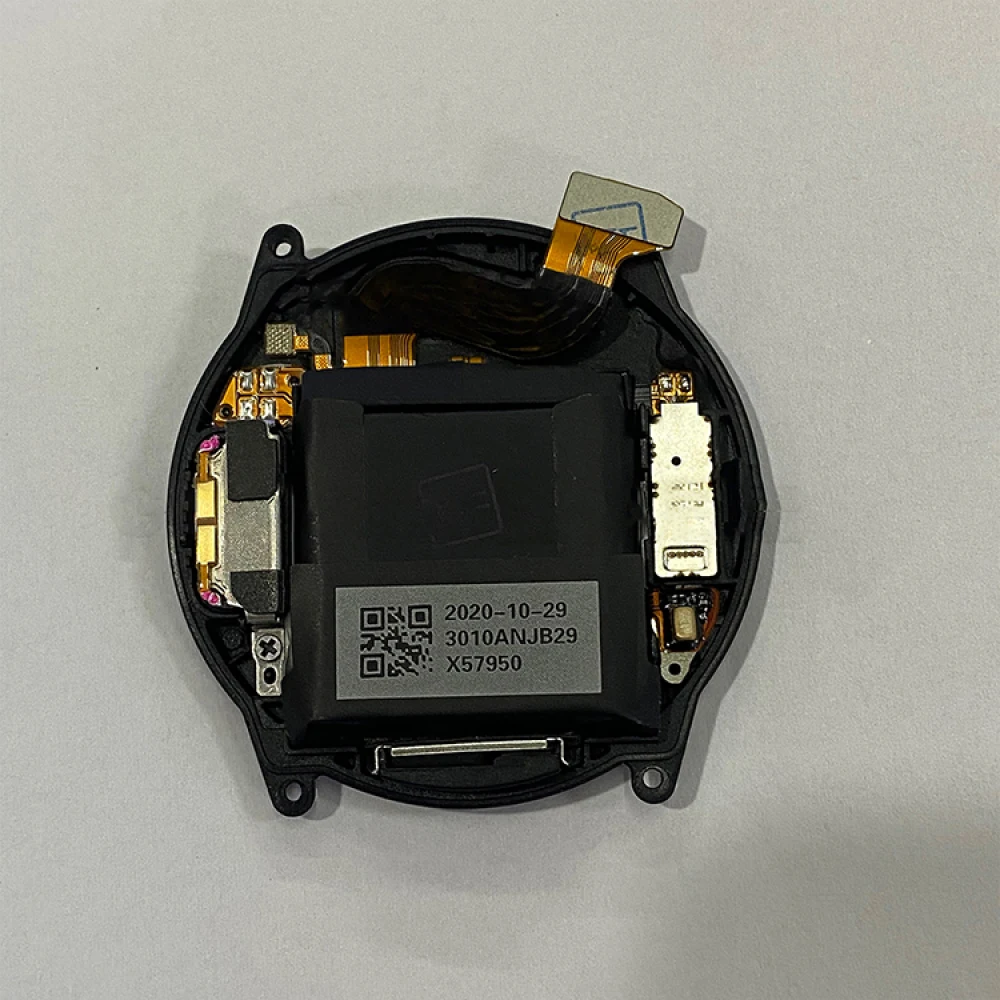 1pc Zurück Abdeckung/Dichtung Ring GT2 Bottom Fall Montage mit FPC Kabel Lade Teile Für Huawei GT2 46mm LTN-B19 Zubehör Image