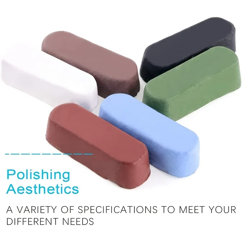1 Stück-6 Stück Metall-Polierpaste-Set, Polierpaste, Stangen-Set für Juweliere, Aluminium-Schneiden, Kratzerreparatur und Entfernung Image