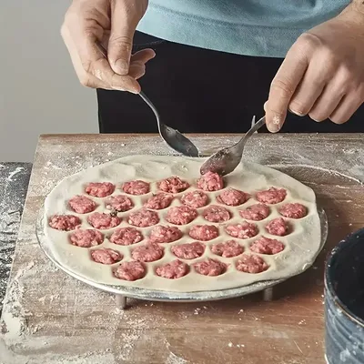 37holes Aluminum Ravioli Maker Pasta Form Meat Dumpling Mold Handmade Dumpling Pastry Pressure