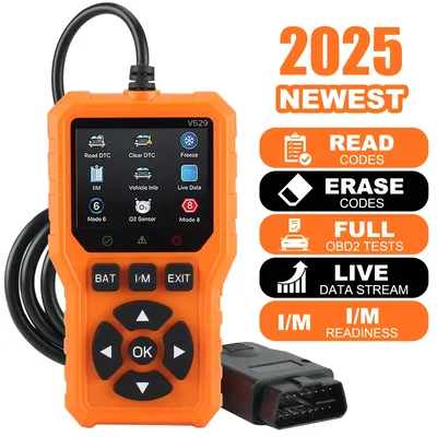 Car OBD2 scanner diagnostic tool is a comprehensive car code reader and engine fault scanner