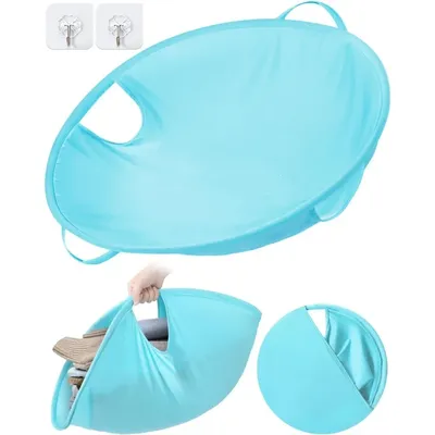 2025 Laundry Hamper Basket Laundry Grabber Portable Hot Collection Dry Foldable Dirty Clothes Basket