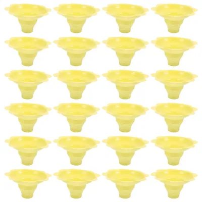 50 Pcs Snow Cone Portable Ice Cream Cup Dessert Holder Smoothie Water Container Creative Yogurt