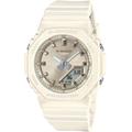 Chronograph CASIO G-SHOCK, weiß (creme, weiß), Armbanduhren, Damen, Quarzuhr, Armbanduhr, Damenuhr, Herrenuhr, analog, digital