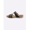 Pantolette FISCHER, Damen, Gr. 36, schwarz, Lederimitat, modisch, Schuhe