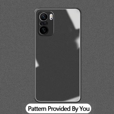 TEMU Photo Pattern Personalized Mobile Phone Case, Anti-fall, Organic Glass Mirror Reflective, Frosted Mobile Phone Case Protective Shell Suitable For Xiaomi Poco Image
