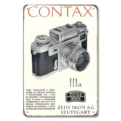 TEMU Vintage Camera Metal Wall Art Sign - Nostalgic Retro Decor For Garage, Bar, Cafe, Or Home - Iron Poster With Ikon Logo, Garage Wall Decor|retro Camera Design|iron Construction, Camera Decor Image
