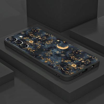 TEMU Silicone Protective Case S25, S24 Ultra, S23 Plus, S22, S21, S20 Fe, Featuring A High- Shockproof Design With A Moon . Image