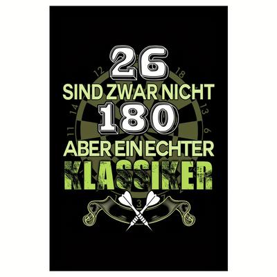 TEMU 1pc , Dart Classic 180 Poster Canvas Wall Art For Bars, Clubs, Cafes, Restaurants, Hotels, Homes, Offices, Bedrooms Decor 12x18 Inch 1pc Image