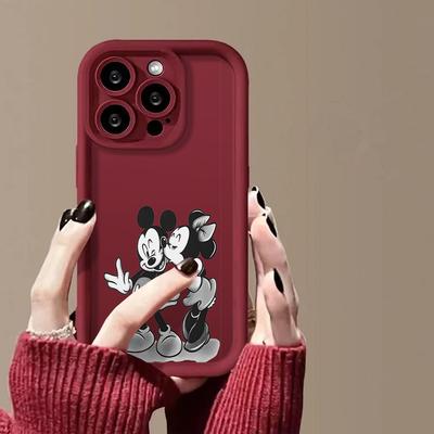 TEMU Mouse - Fashion Best Protection Cartoon Cover For 11, 12, 13 14, 1, 16, Phone Case, Cute 's Gift, Couple Universal, Fall Protection, Scratch Resistant Image