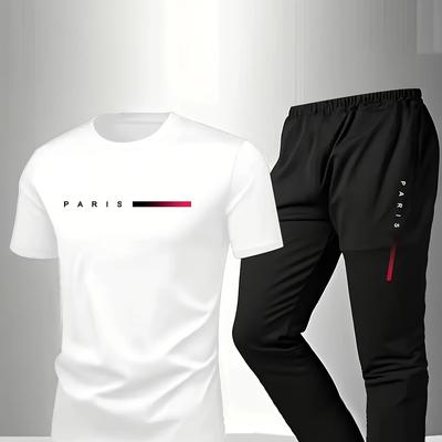 TEMU Men's Casual Loungewear Set, Pajamas Gift Image