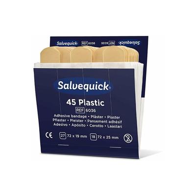 Salvequick Pflaster-Strips wasserfest 45 Stück, Ref. 6036 Image