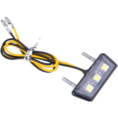 Stück Motorrad Kennzeichenbeleuchtung 3 SMD LED Chip Mini Tiny Lampe