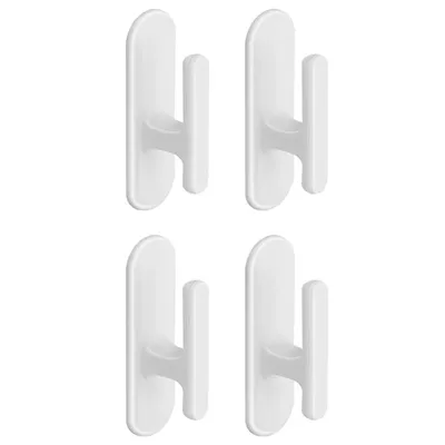 4Pcs Blind Cord Holder Safety Blind Cord Hook Adhesive Window Curtain Drapery Blind String Wrap Cleat Winder for Home Office Use