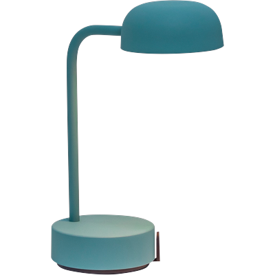 KOODUU LED Tischleuchte "Fokus", blau (teal), Ø 10cm H: 25,5cm, Lampen, LED Dekolicht, Tischlampe Image