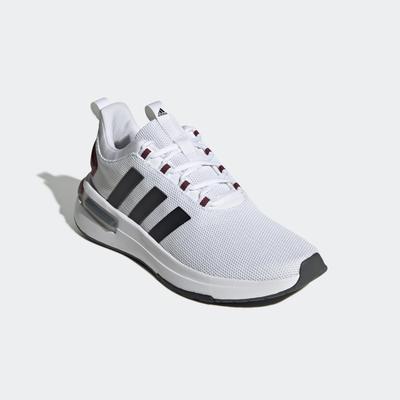 Sneaker ADIDAS SPORTSWEAR "RACER TR23", Gr. 47, weiß (cloud weiß, core schwarz, shadow rot), Textil, Synthetik, sportlich, Schuhe, Design auf den Spuren des adidas NMD Image