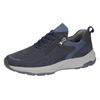 Sneaker WALDLÄUFER "H-TOM", Herren, Gr. 8 (42), blau (dunkelblau, jeansblau), Nubukleder, sportlich, Schuhe, Komfortschuh, Halbschuh, Schnürschuh in Bequemweite H (= sehr weit)