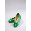 Ballerina ANISTON SHOES, Damen, Gr. 39, grün, Lederimitat, Basic, Schuhe, Loafer, Slipper, Schlupfschuh - NEUE KOLLEKTION