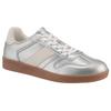 Sneaker ANISTON SHOES, Damen, Gr. 38, bunt (silberfarben, weiß), Synthetik, modisch, Schuhe, Retro-Sneaker, Freizeitschuh, Schnürschuh - neue KOLLEKTION