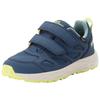 Wanderschuh JACK WOLFSKIN "WOODLAND 2 TEXAPORE LOW VC K", Gr. 33, blau (evening sky), Synthetik, Textil, sportlich, Schuhe, Wasserdicht