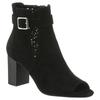 Stiefelette ANISTON SHOES, Damen, Gr. 38, schwarz, Velourslederimitat, elegant, Schuhe, Abendstiefelette, Frühlingsschuh - NEUE KOLLEKTION