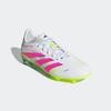 Fußballschuh ADIDAS PERFORMANCE "PREDATOR LEAGUE KIDS FG/MG", Gr. 36, cloud weiß, lucid pink, lucid lemon, Synthetik, sportlich, Schuhe