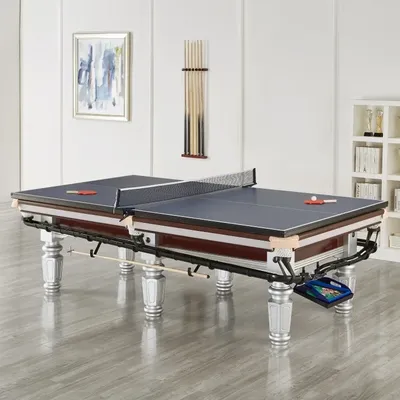 Outdoor und Ping Professioneller amerikanischer Tennis Chinesische Münze Fußball Pool Billard 8ft 9ft Tische Pong für Billardtisch 9ft Billard Image